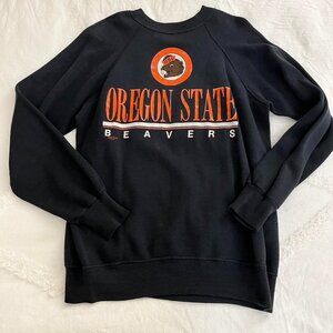 Vintage Oregon State University black and orange sweatshirt A little bit lighter